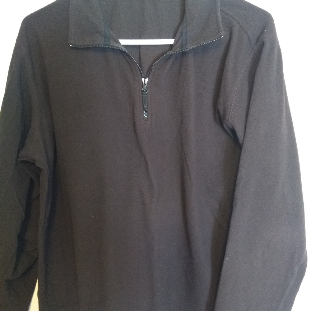 Land's End fleece 1/4 zip pullover Men's medium